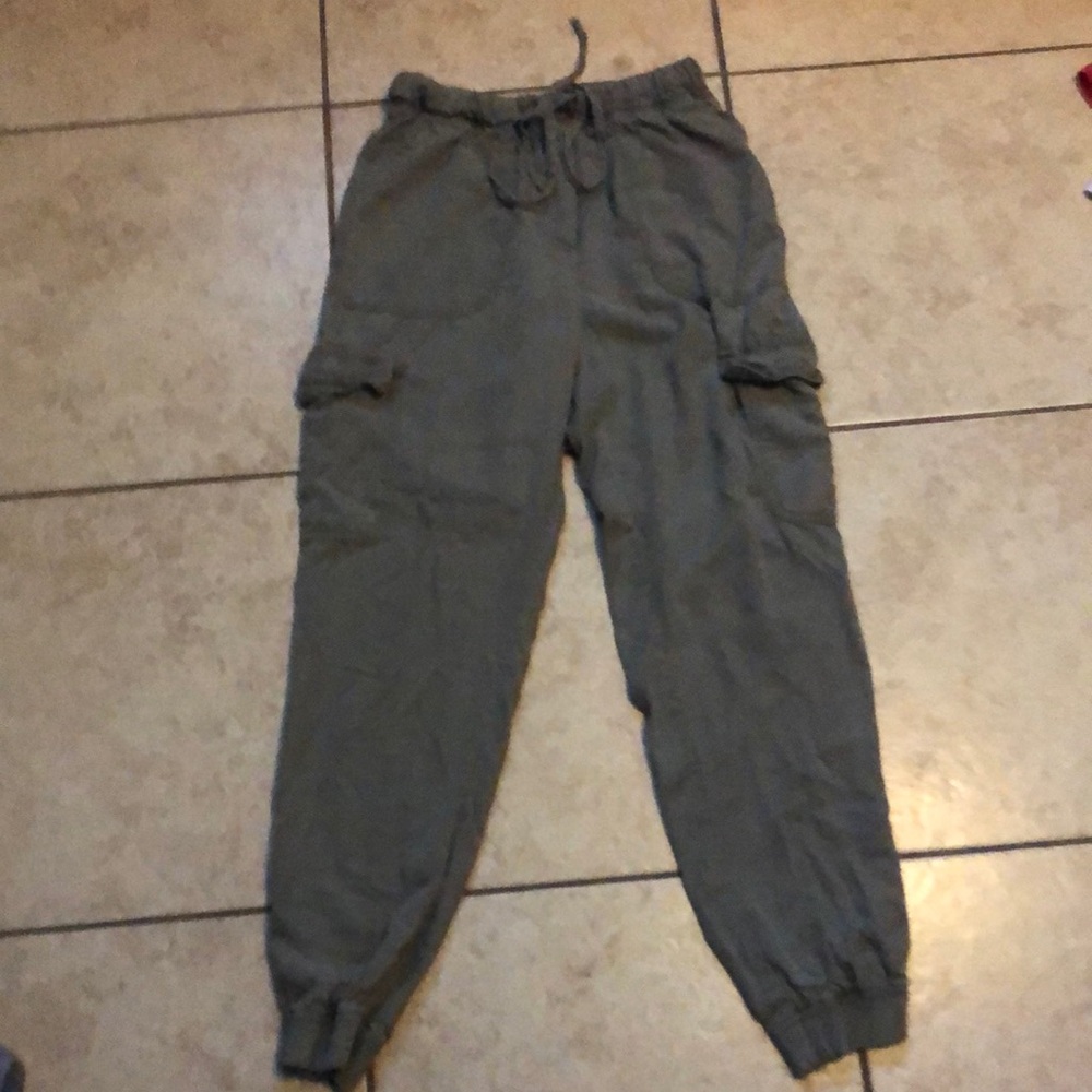 Japna Olive Green Cargo Pants